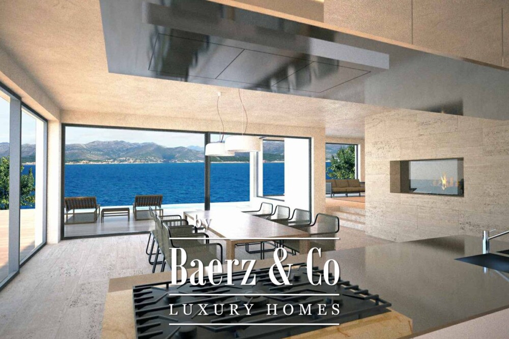 Dubrovnik archipelago, two luxury villas 604 m2 first row to the sea with pool image