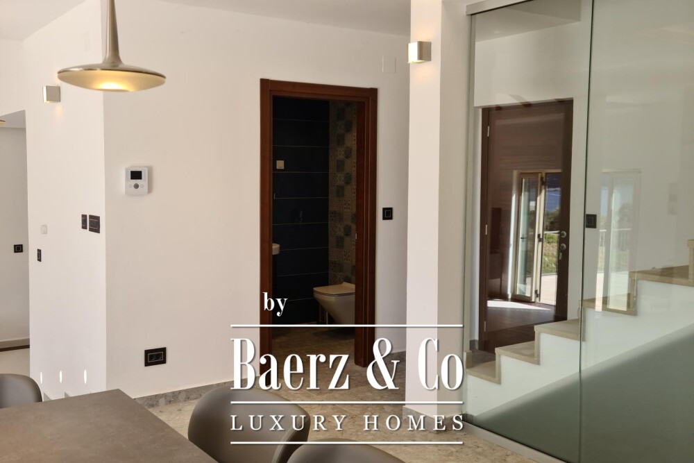 Lopud - A luxury stone villa for sale with a panoramic view of the sea and islands. image