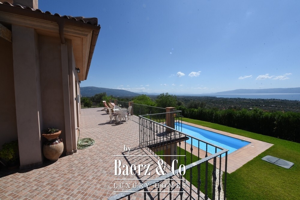 Tuscan-Style Villa in Amarynthos with Panoramic Sea & Mountain Views image