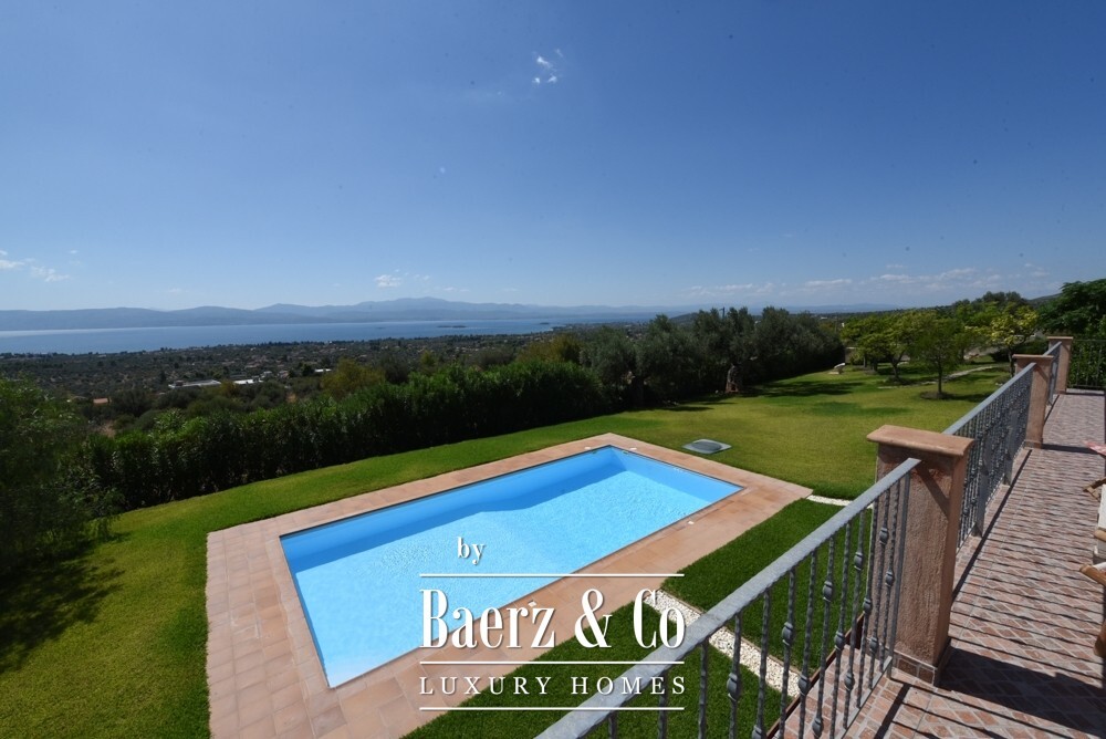 Tuscan-Style Villa in Amarynthos with Panoramic Sea & Mountain Views image