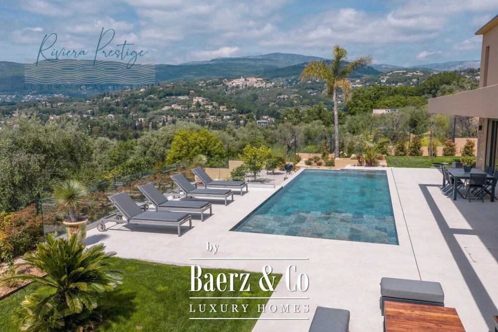 OPIO: Contemporary in private estate with view of golf course and old village image