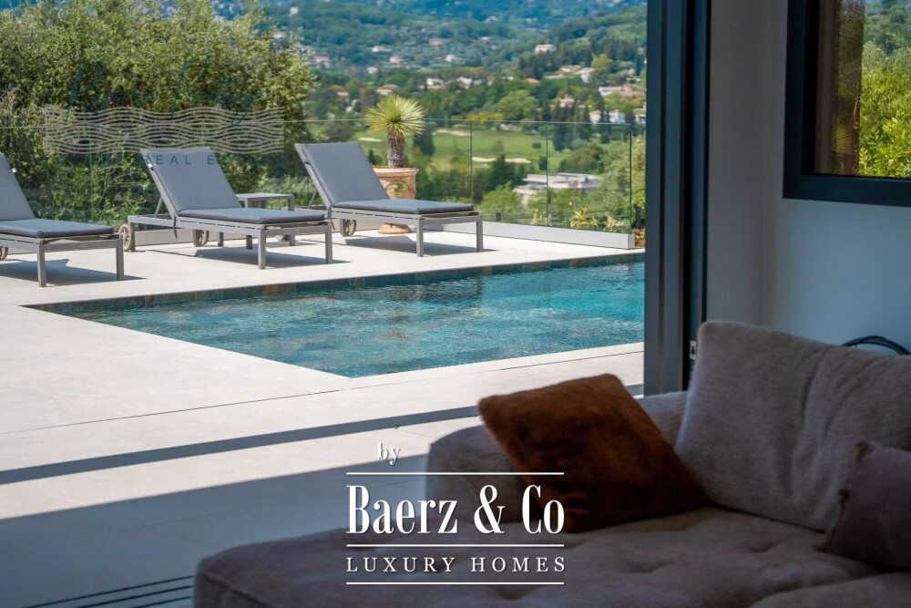 OPIO: Contemporary in private estate with view of golf course and old village image