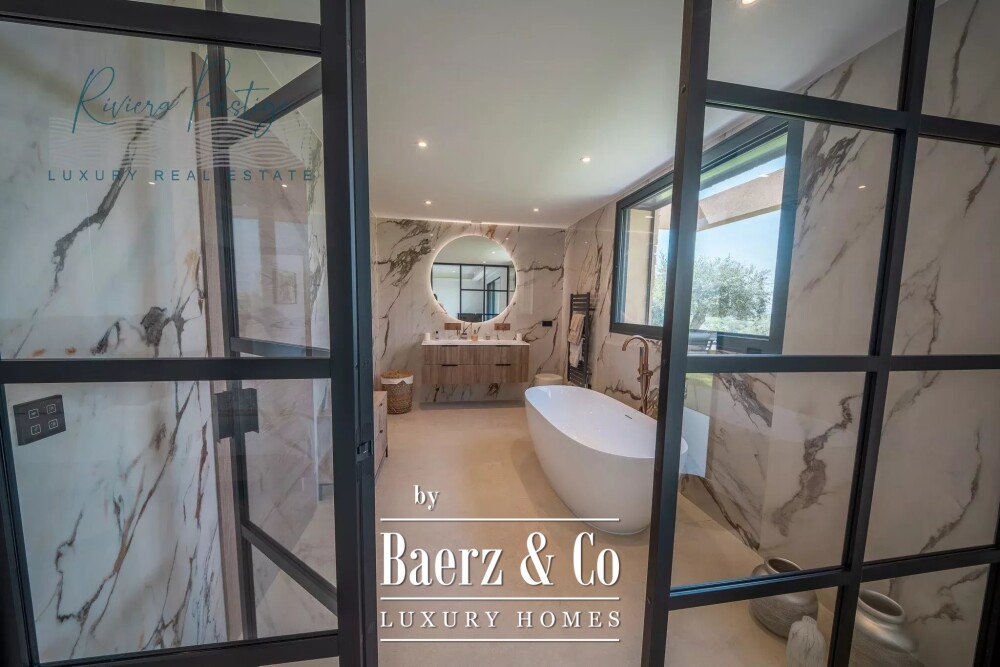 OPIO: Contemporary in private estate with view of golf course and old village image