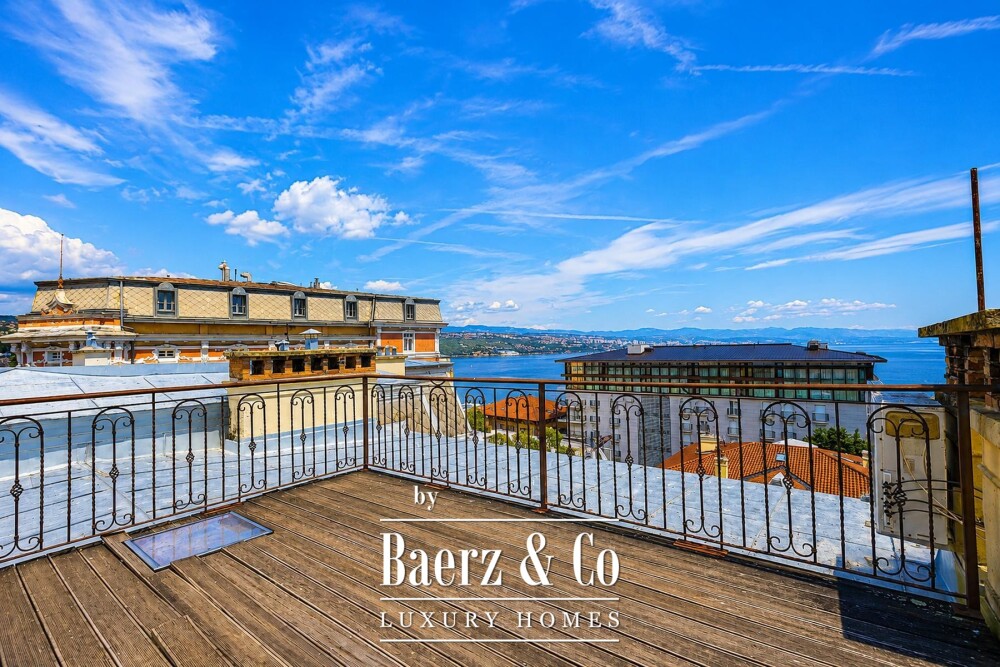 Opatija, Center, Luxury Penthouse of 220 m² with Rooftop Terrace and Two Parking Spaces image