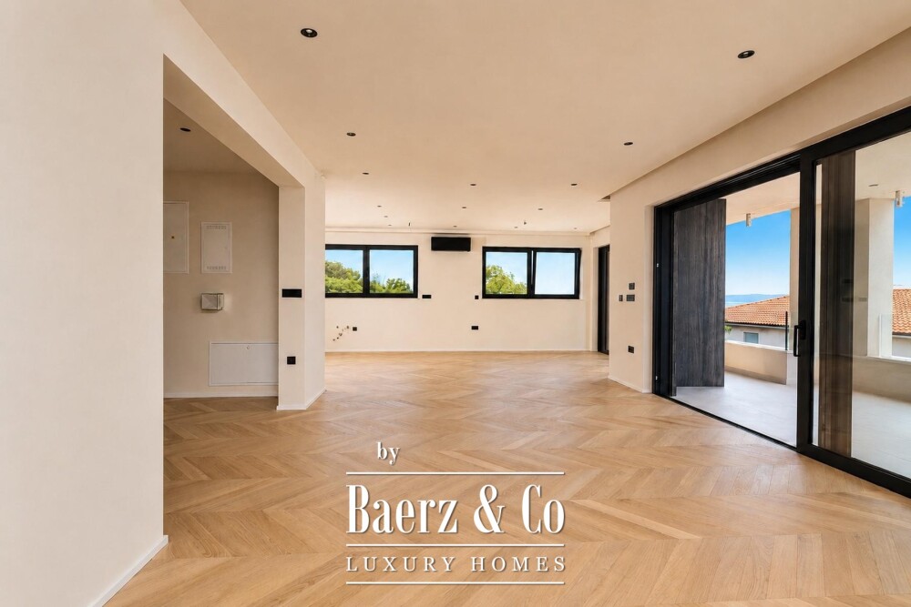 Kostrena, Rožići, exclusive 200 m² penthouse with panoramic sea views image