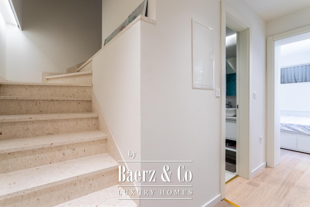 Hvar, a modern newly built house with a wonderful view of the sea image
