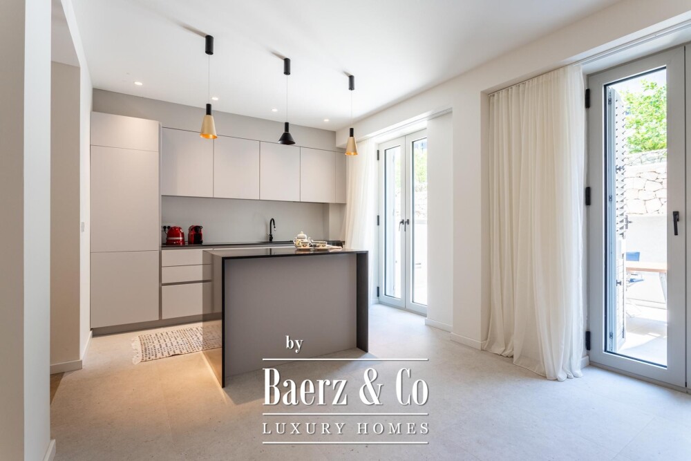 Hvar, a modern newly built house with a wonderful view of the sea image