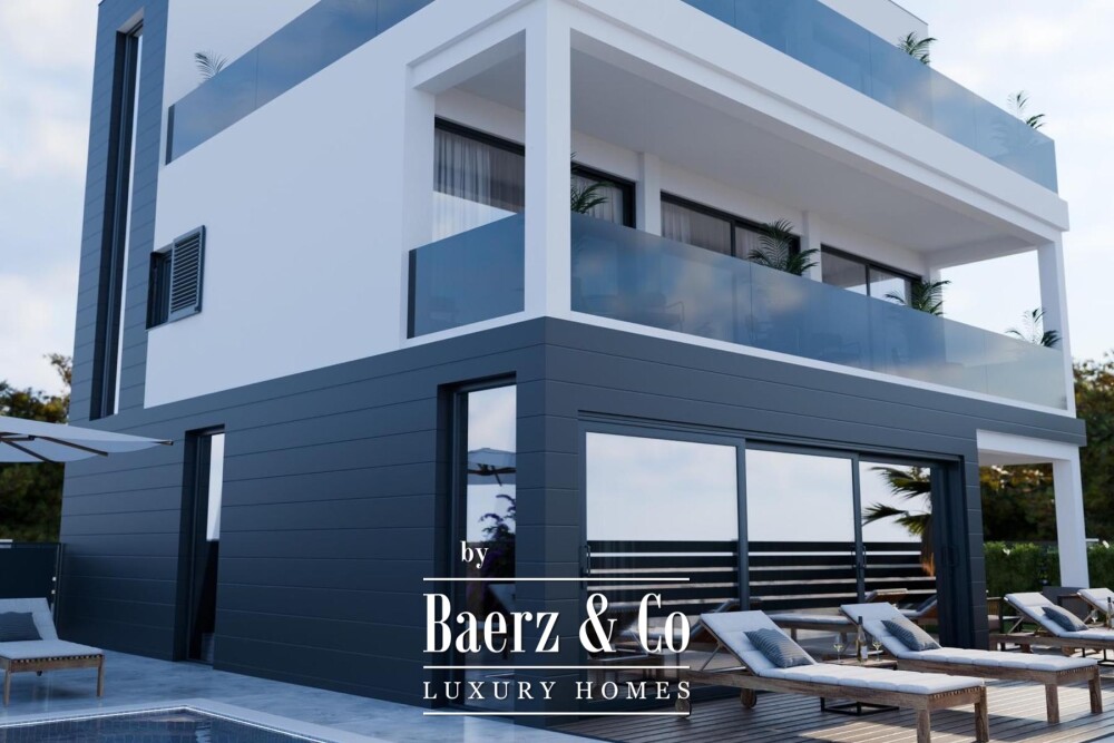 Dolac, NEW CONSTRUCTION, house with pool and sea view image