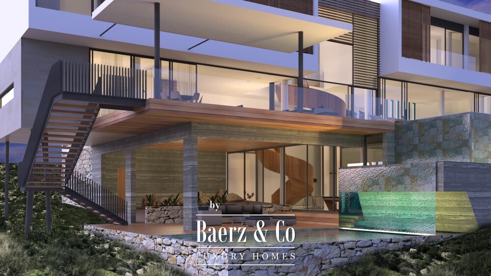 Villa Superior: contemporary six bedroom mansion with sea views in Peyia, Paphos image