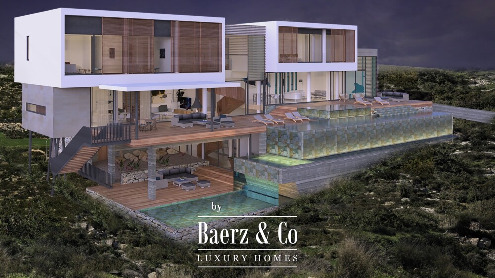 Villa Superior: contemporary six bedroom mansion with sea views in Peyia, Paphos image