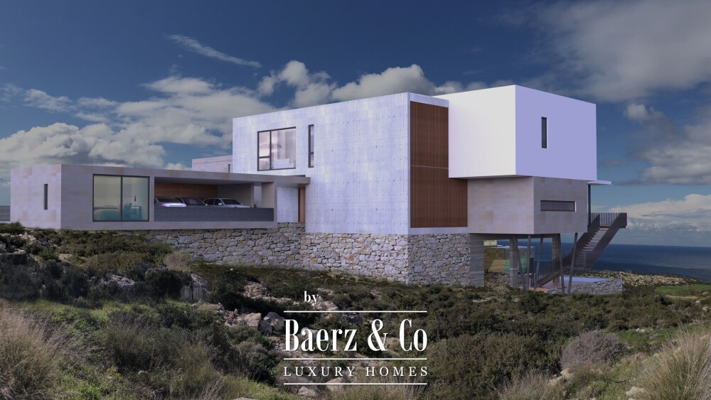 Villa Superior: contemporary six bedroom mansion with sea views in Peyia, Paphos image