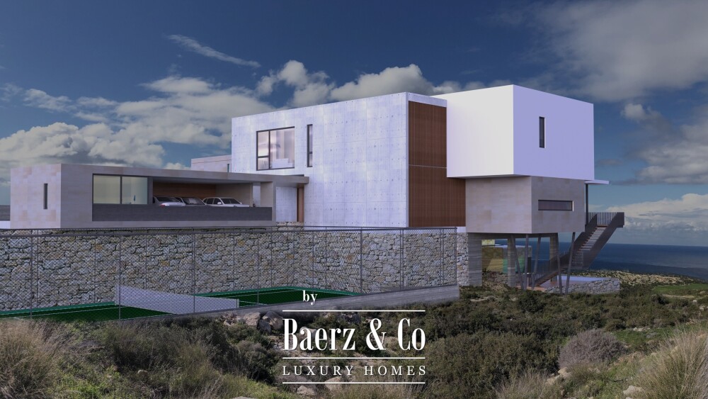 Villa Superior: contemporary six bedroom mansion with sea views in Peyia, Paphos image