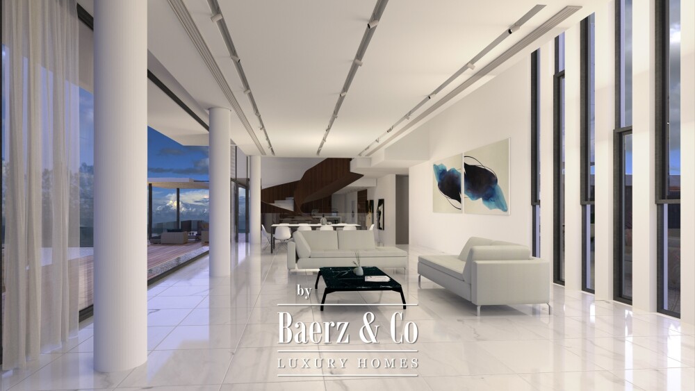Villa Superior: contemporary six bedroom mansion with sea views in Peyia, Paphos image