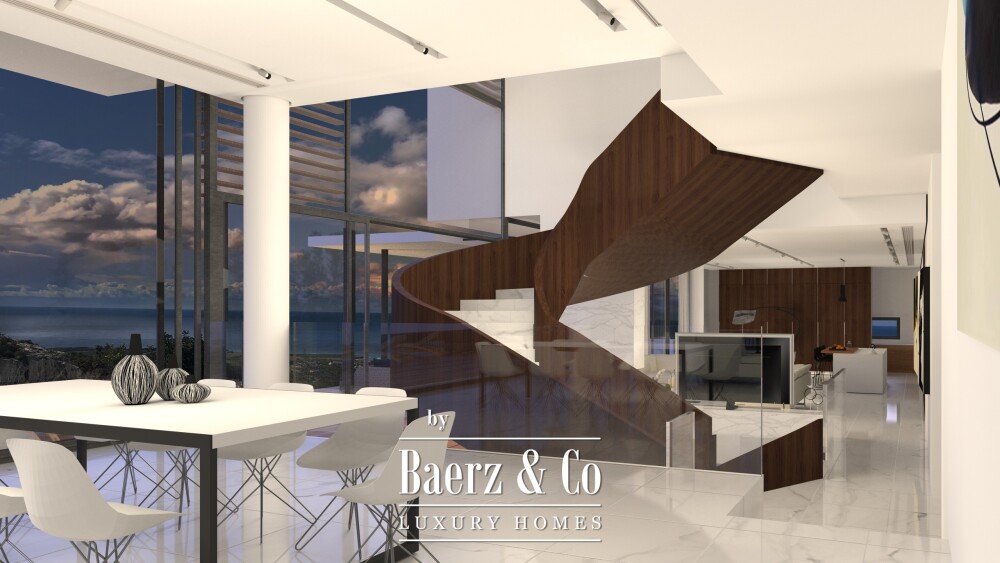Villa Superior: contemporary six bedroom mansion with sea views in Peyia, Paphos image
