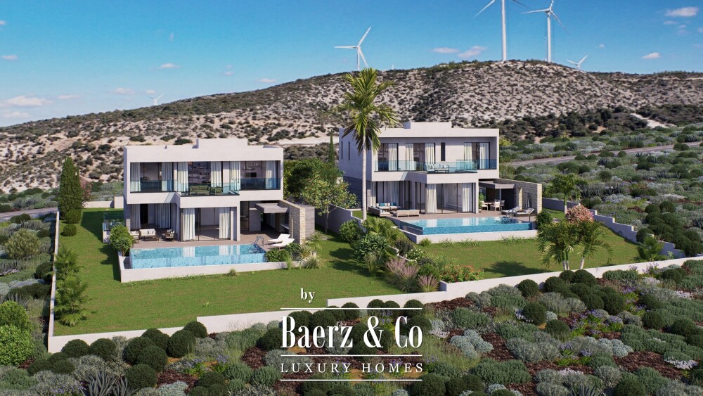 Ridge Residences Villa 2: four bedroom villa with sea and golf views in Venus Rock Golf Resort, Paphos image