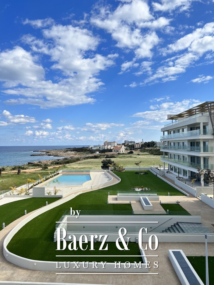 Q Emerald Bay – key ready furnished 3 bedroom penthouse with sea view, beachfront Protaras (B402) image