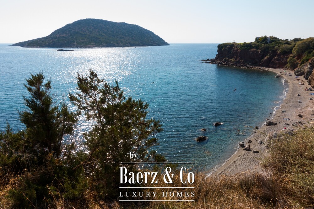 Seaside Villa in Anavyssos | Private Pool, Sea Views, Steps from the Beach image
