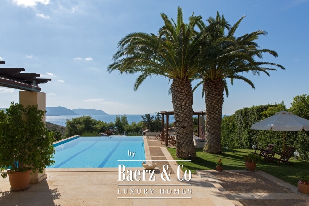 Seaside Villa in Anavyssos | Private Pool, Sea Views, Steps from the Beach image