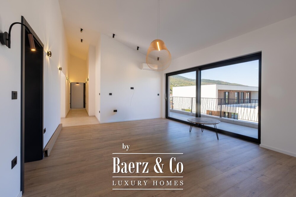 Labin, Drenje, modern villa with pool and open sea view image