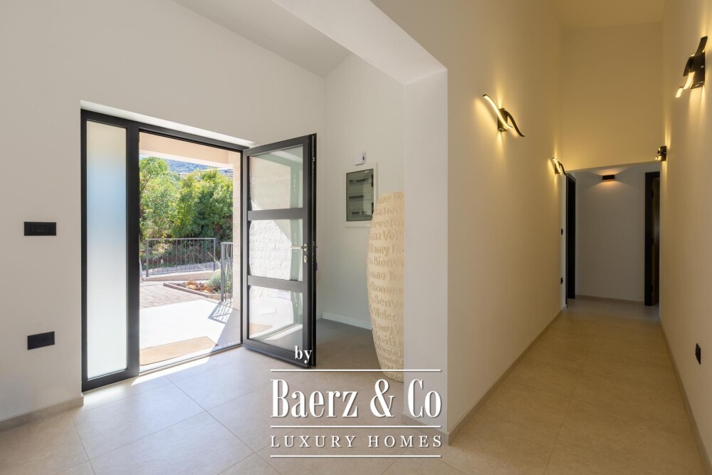 Labin, Drenje, modern villa with pool and open sea view image