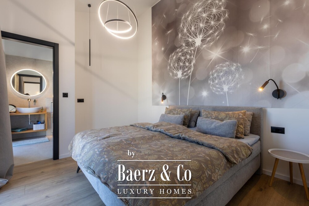 Labin, Drenje, modern villa with pool and open sea view image