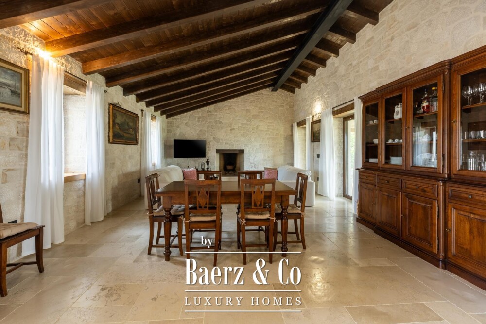 Istria, Višnjan, a beautiful stone villa with a pool in a peaceful natural setting image