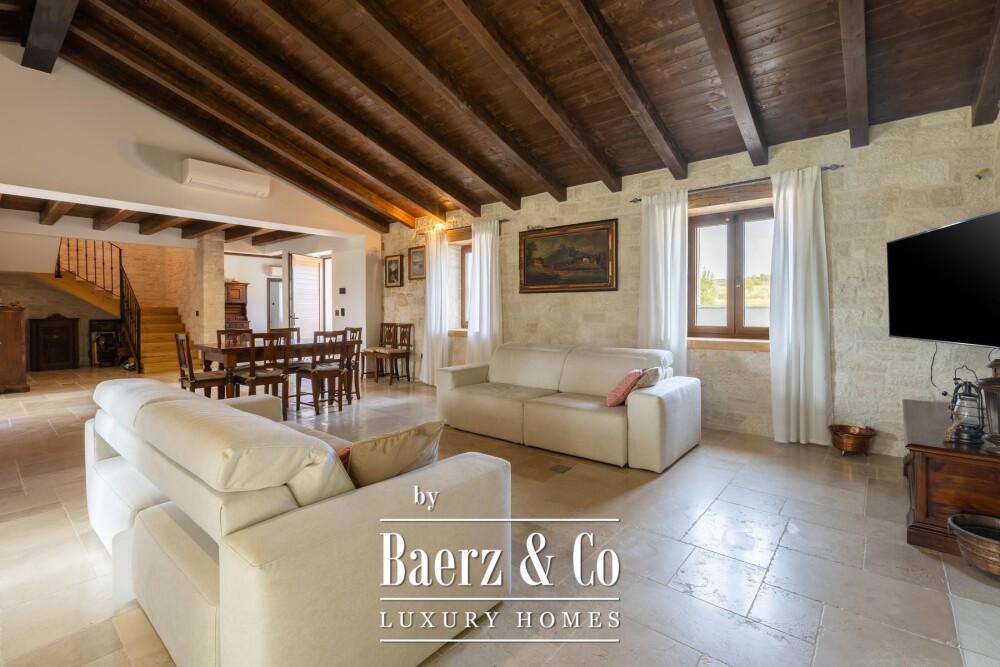 Istria, Višnjan, a beautiful stone villa with a pool in a peaceful natural setting image