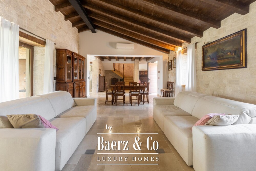 Istria, Višnjan, a beautiful stone villa with a pool in a peaceful natural setting image