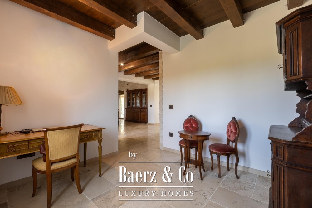 Istria, Višnjan, a beautiful stone villa with a pool in a peaceful natural setting image