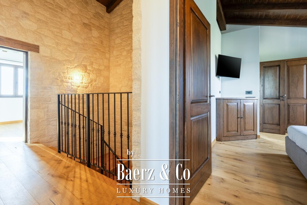 Istria, Višnjan, a beautiful stone villa with a pool in a peaceful natural setting image