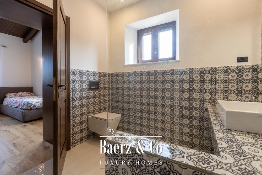 Istria, Višnjan, a beautiful stone villa with a pool in a peaceful natural setting image