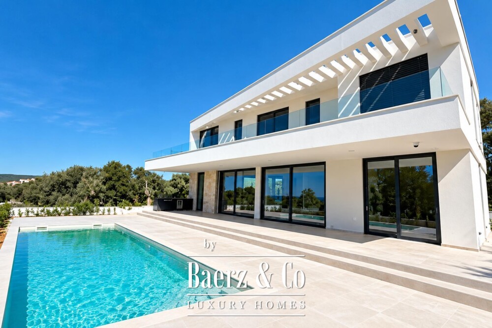 Pag, Jakišnica, luxury villa with a pool, 150 m from the sea image