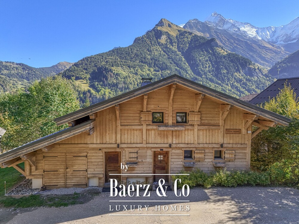 Modern chalet - 3 bedrooms - Facing Mont Blanc image