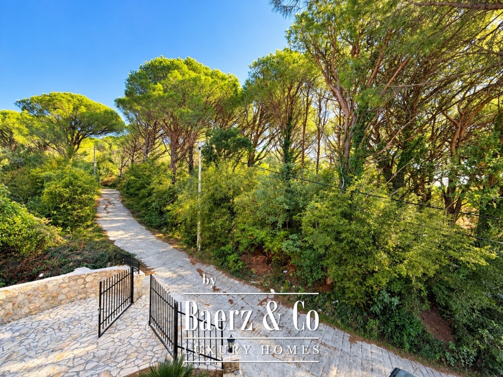 Sea View House in a Pine Forest with Private Pool image